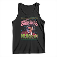 Funny Retro Merry Christmas Nukka Parody Tank Top Xmas Throwback Parody Urban Comedy - Wonder Print Shop