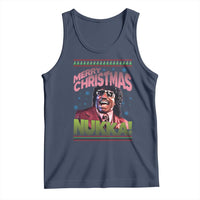 Funny Retro Merry Christmas Nukka Parody Tank Top Xmas Throwback Parody Urban Comedy - Wonder Print Shop