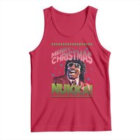Funny Retro Merry Christmas Nukka Parody Tank Top Xmas Throwback Parody Urban Comedy - Wonder Print Shop