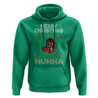 Funny Retro Merry Christmas Nukka Parody Hoodie Holiday Cheer 90s Xmas Throwback Parody - Wonder Print Shop