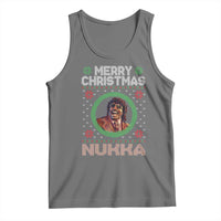 Funny Retro Merry Christmas Nukka Parody Tank Top Holiday Cheer 90s Xmas Throwback Parody - Wonder Print Shop