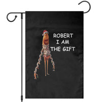 Funny Marcus the Worm in Ugly Christmas Sweater Garden Flag Robert I Am the Gift Meme Holiday Humor - Wonder Print Shop