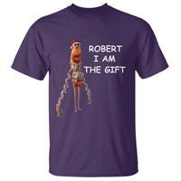 Funny Marcus the Worm in Ugly Christmas Sweater T Shirt Robert I Am the Gift Meme Holiday Humor - Wonder Print Shop