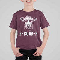 Funny F-Cow-F Cow Attitude Meme T Shirt For Kid Subtle Sass Farm Fresh Humor - Wonder Print Shop