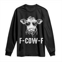 Funny F-Cow-F Cow Attitude Meme Long Sleeve Shirt Subtle Sass Farm Fresh Humor - Wonder Print Shop