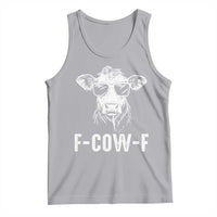 Funny F-Cow-F Cow Attitude Meme Tank Top Subtle Sass Farm Fresh Humor - Wonder Print Shop