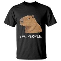 Anti Social Capybara Meme T Shirt Ew People Sarcastic Funny Introvert Gift - Wonder Print Shop
