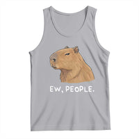 Anti Social Capybara Meme Tank Top Ew People Sarcastic Funny Introvert Gift - Wonder Print Shop