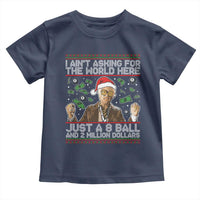 Funny Billy Wish Meme Just A 8 Ball and 2 Million Dollars Toddler T Shirt Baby Uncle Ain't Asking for The World - Wonder Print Shop