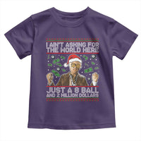 Funny Billy Wish Meme Just A 8 Ball and 2 Million Dollars Toddler T Shirt Baby Uncle Ain't Asking for The World - Wonder Print Shop