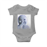 Funny Tuff Baby Giggling Meme Baby Onesie Viral AI Niche Baby Holding Laugh Photo - Wonder Print Shop