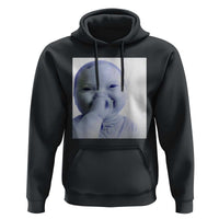 Funny Tuff Baby Giggling Meme Hoodie Viral AI Niche Baby Holding Laugh Photo - Wonder Print Shop