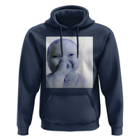 Funny Tuff Baby Giggling Meme Hoodie Viral AI Niche Baby Holding Laugh Photo - Wonder Print Shop
