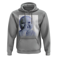 Funny Tuff Baby Giggling Meme Hoodie Viral AI Niche Baby Holding Laugh Photo - Wonder Print Shop