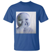 Funny Tuff Baby Giggling Meme T Shirt Viral AI Niche Baby Holding Laugh Photo - Wonder Print Shop