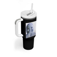 Funny Tuff Baby Giggling Meme Tumbler With Handle Viral AI Niche Baby Holding Laugh Photo - Wonder Print Shop
