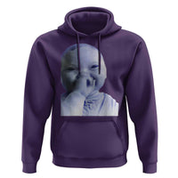 Funny Tuff Baby Giggling Meme Hoodie Viral AI Niche Baby Holding Laugh Face - Wonder Print Shop