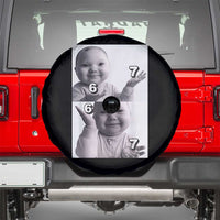 Funny Tuff Baby 67 Meme Spare Tire Cover Viral AI Niche Baby Six Seven Hand Gesture - Wonder Print Shop