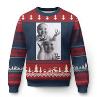 Funny Tuff Baby 67 Meme Ugly Christmas Sweater Viral AI Niche Baby Six Seven Hand Gesture - Wonder Print Shop
