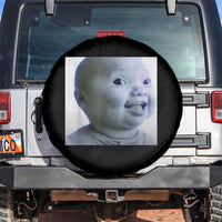 Funny Tuff Baby Side Eye Meme Spare Tire Cover Viral AI Niche Baby Face Reaction - Wonder Print Shop