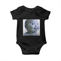 Funny Tuff Baby Side Eye Meme Baby Onesie Viral AI Niche Baby Face Reaction - Wonder Print Shop