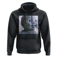 Funny Tuff Baby Side Eye Meme Hoodie Viral AI Niche Baby Face Reaction - Wonder Print Shop