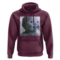Funny Tuff Baby Side Eye Meme Hoodie Viral AI Niche Baby Face Reaction - Wonder Print Shop