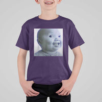 Funny Tuff Baby Side Eye Meme T Shirt For Kid Viral AI Niche Baby Face Reaction - Wonder Print Shop