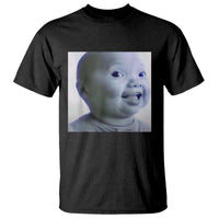 Funny Tuff Baby Side Eye Meme T Shirt Viral AI Niche Baby Face Reaction - Wonder Print Shop