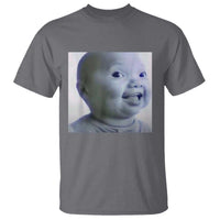 Funny Tuff Baby Side Eye Meme T Shirt Viral AI Niche Baby Face Reaction - Wonder Print Shop