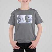 Funny Double Trouble Tuff Baby Meme T Shirt For Kid Viral AI Niche Baby Holding Laugh Duo Reaction - Wonder Print Shop