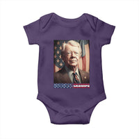 39th President Jimmy Carter Baby Onesie America's Grandpa Presidents' Day USA Flag Vintage