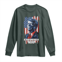 39th President Jimmy Carter Long Sleeve Shirt True American Hero US Flag Presidents' Day