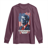 39th President Jimmy Carter Long Sleeve Shirt True American Hero US Flag Presidents' Day