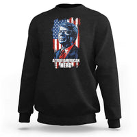 39th President Jimmy Carter Sweatshirt True American Hero US Flag Presidents' Day