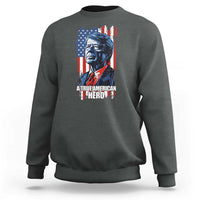39th President Jimmy Carter Sweatshirt True American Hero US Flag Presidents' Day