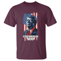 39th President Jimmy Carter T Shirt True American Hero US Flag Presidents' Day