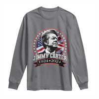 39th President Jimmy Carter Long Sleeve Shirt USA Legacy American Flag