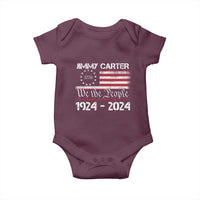 39th President Jimmy Carter Baby Onesie USA Legacy We The People Betsy Ross Flag