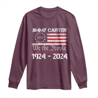 39th President Jimmy Carter Long Sleeve Shirt USA Legacy We The People Betsy Ross Flag