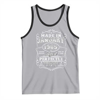 Retro Classic Made In January 1965 Tank Top Aged Perfectly Original Parts Vintage Birthday Men