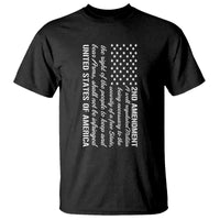 2nd Amendment American Flag T Shirt Patriotic Right to Bear Arms USA Patriot