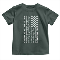 2nd Amendment American Flag Toddler T Shirt Patriotic Right to Bear Arms USA Patriot
