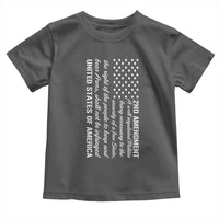 2nd Amendment American Flag Toddler T Shirt Patriotic Right to Bear Arms USA Patriot