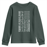 2nd Amendment American Flag Youth Sweatshirt Patriotic Right to Bear Arms USA Patriot