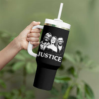 Justice for Porter Pretti Good Memorial Tumbler With Handle Rest in Power Tribute Minnesota Protest