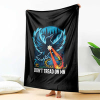 Don’t Tread on MN Minnesota Throw Blanket Rebel Loon Ice Out Resistance