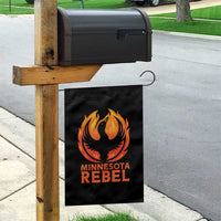 Minnesota Rebel Loon Garden Flag Rising From Fire Political Resistance