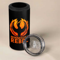 Minnesota Rebel Loon 4 in 1 Can Cooler Tumbler Rising From Fire Political Resistance