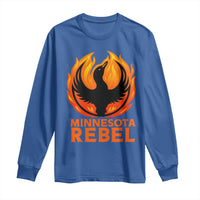 Minnesota Rebel Loon Long Sleeve Shirt Rising From Fire Political Resistance